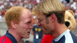 VfB gegen Mainz, das war im ersten Bundesligajahr der 05er auch das Trainerduell Mattias Sammer gegen Jürgen Klopp. Foto: imago