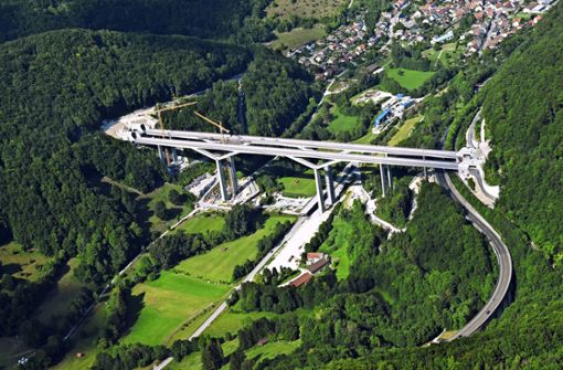 Die Filstalbrücke – Teil der Neubaustrecke Stuttgart–Ulm Foto: /Werner Kuhnle