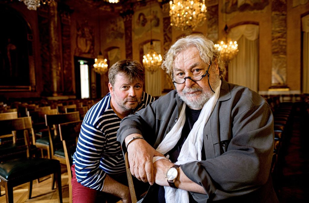 Patrick Bebelaar (links) und Herbert Joos 2018 im Ludwigsburger Schloss Foto: /Rüdiger Schestag
