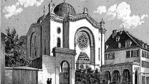 Die alte, Mitte des 19 Jahrhunderts gebaute,  Foto: Stuttgarter Synagoge./Archiv