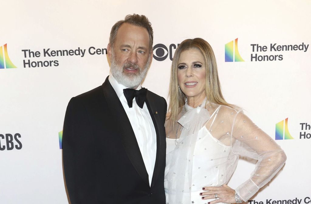 Tom Hanks kam in Begleitung  seiner Frau  Rita Wilson zu den Kennedy Center Honors.