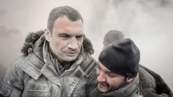 Klitschko bei Protesten angegriffen