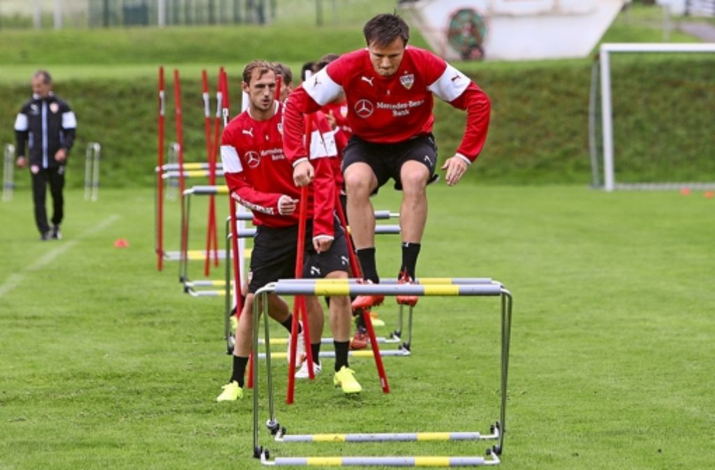 William Kvist freut sich im Trainingslager in Schruns wieder auf den VfB