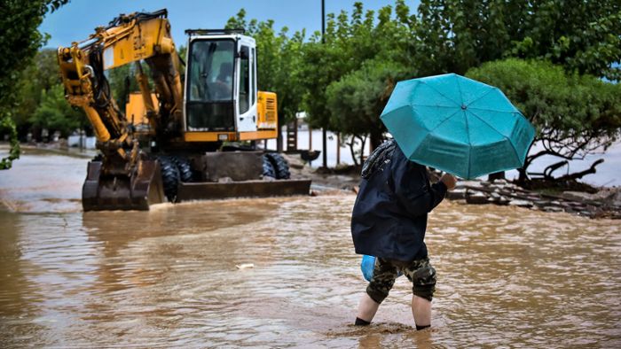 Wo sind die Überschwemmungen in Griechenland?