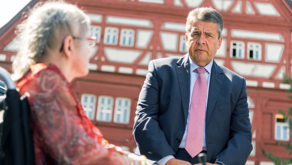 Sigmar Gabriel: Außenminister auf SPD-Wahlkampftour im Südwesten