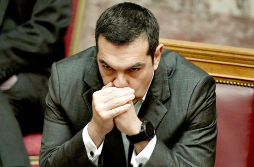 Premier Tsipras kann sich der EU-Unterstützung noch nicht sicher sein.Alexis Tsipras hinkt mit angekündigten Reformen hinterher. Foto: AFP