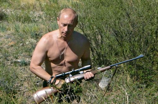 Auf der Jagd: Russlands Präsident Wladimir Putin. In der Ukraine haben sich seine Truppen in ihrem Angriff festgefahren. Foto: picture alliance / /Astakkov