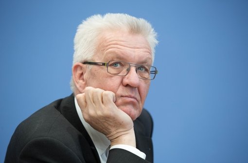Der grüne Ministerpräsident Winfried Kretschmann Foto: dpa
