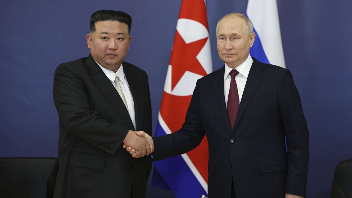 Russland Besuch: Kim verspricht Putin Unterstützung im Krieg gegen die Ukraine
