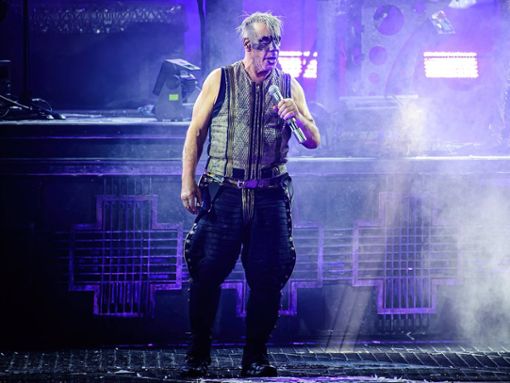 Till Lindemann während eines Rammstein-Konzerts Anfang Juni 2023 in Dänemark. Foto: imago/Gonzales Photo