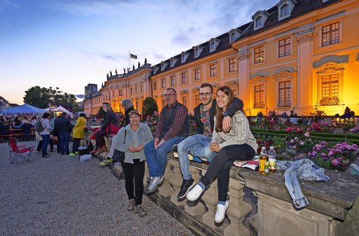 Viele leere Plätze gab es am Wochenende beim Musikfeuerwerk im Blüba – wohl wegen des Deutschlandspiels. Foto: factum/Weise