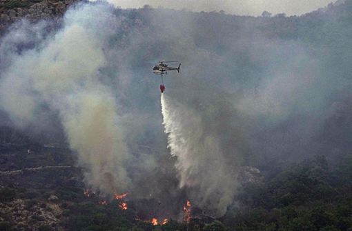 Im Westen Sardiniens loderten seit einigen Tagen  Flammen. Foto: dpa/Alessandro Tocco