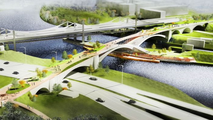 Neue Ideen für alte Neckar-Bahnbrücke