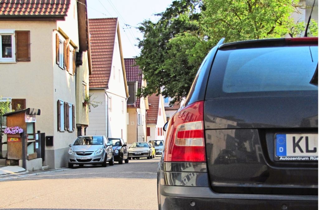 Ob dieser Autobesitzer wohl in Plieningen wohnt oder derzeit im Urlaub ist? Foto: Sägesser