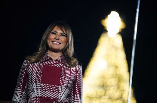 Melania Trump hat das Weiße Haus auch in diesem Jahr wieder pompös für Weihnachten dekoriert (Archivbild). Foto: AFP/MANDEL NGAN