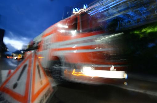 Mit sechs Fahrzeugen und 18 Einsatzkräften ist die Feuerwehr am Freitagabend zu einem Einsatz in Ludwigsburg-Eglosheim ausgerückt. Foto: picture alliance/dpa/Patrick Seeger