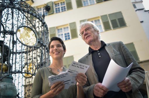Kämpfen für die Menschenrechte: Tanja Breitenbücher und Michael Kienzle von der Stiftung Geißstraße. Foto: Lichtgut/Max Kovalenko