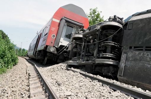At least five people died in the train accident.  Photo: AFP