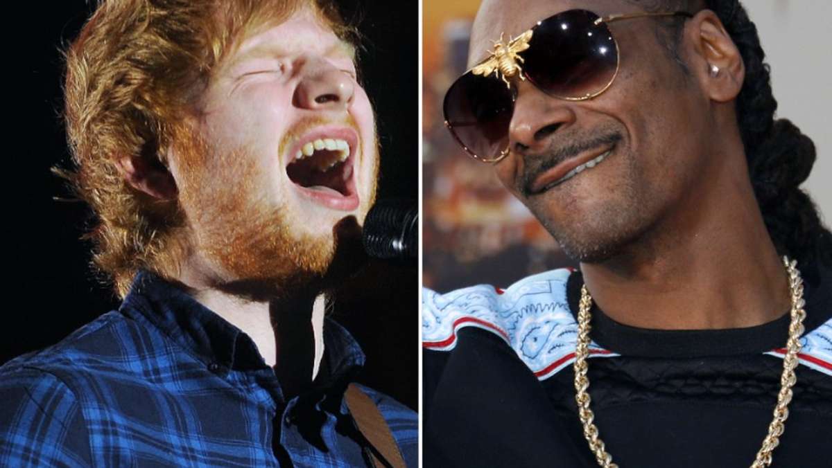 Backstage in Australien: Ed Sheeran rauchte mit Snoop Dogg Marihuana bis er nichts mehr sah