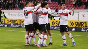 Der VfB fuhr nach drei Niederlagen in Folge wieder drei Punkte ein. Foto: Pressefoto Baumann/Alexander Keppler