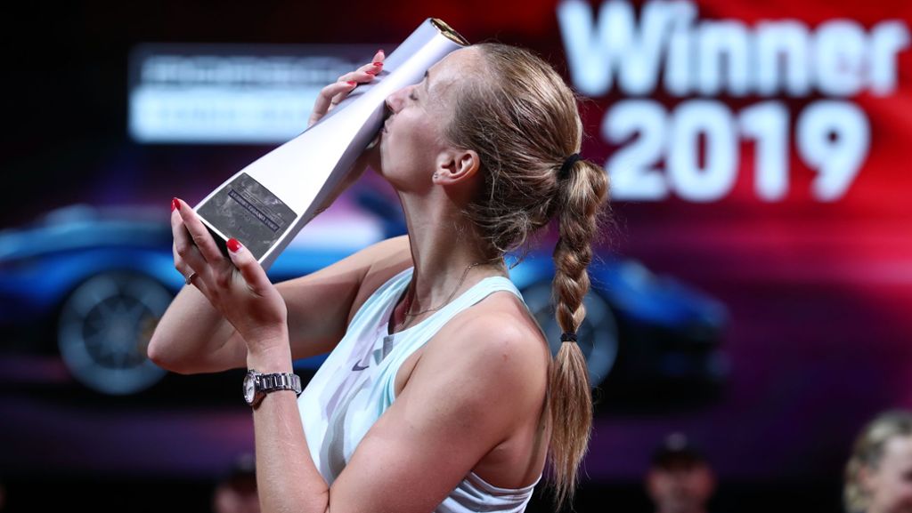 WTA-Turnier in Stuttgart: Kvitova besiegt Kontaveit im Finale