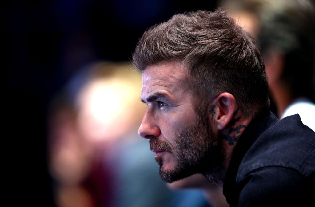 Auch Prominente wie Ex-Fußball-Nationalspieler David Beckham verfolgten das Finale in London.