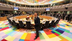 Donald Tusk beim EU-Gipfel in Brüssel. Foto: AFP