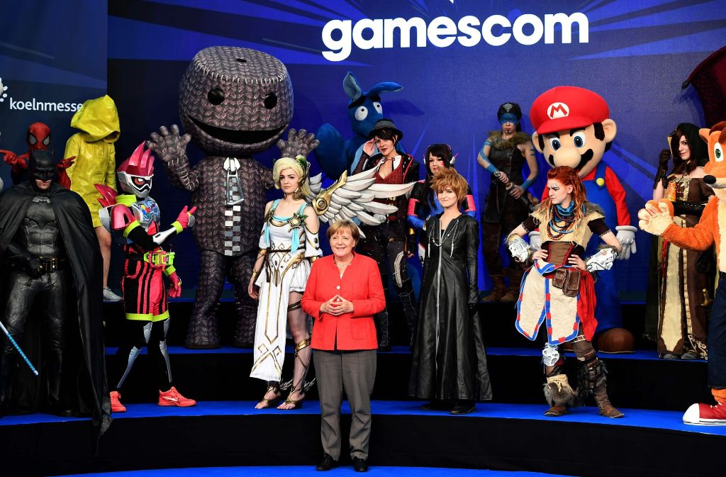 Merkel betonte in ihrer Eröffnungsrede die wirtschaftliche und gesellschaftliche Bedeutung digitaler Spiele.