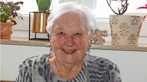 Lore Kurz wird am heutigen Dienstag 100 Jahre alt. Foto: /Holger Schmidt