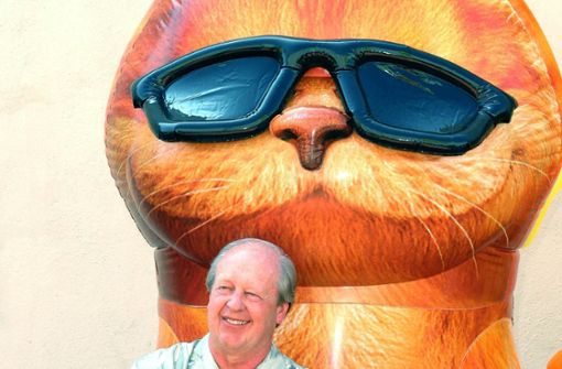 Jim Davis 2004 in Los Angeles bei der Premiere von „Garfield – Der Film“ Foto: dpa/Nina Prommer