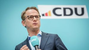 Er will ein Programm, das die „Erkennungsmelodie der CDU“ zusammenfasst:  CDU-Generalsekretär Carsten Linnenmann. Foto: dpa/Kay Nietfeld