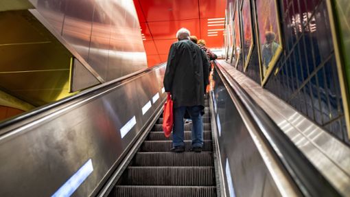 Auf einer Rolltreppe an der Station Marieplatz hat sich ein Unglück ereignet (Symbolbild). Foto: IMAGO/Jürgen Ritter/IMAGO/Jürgen Ritter
