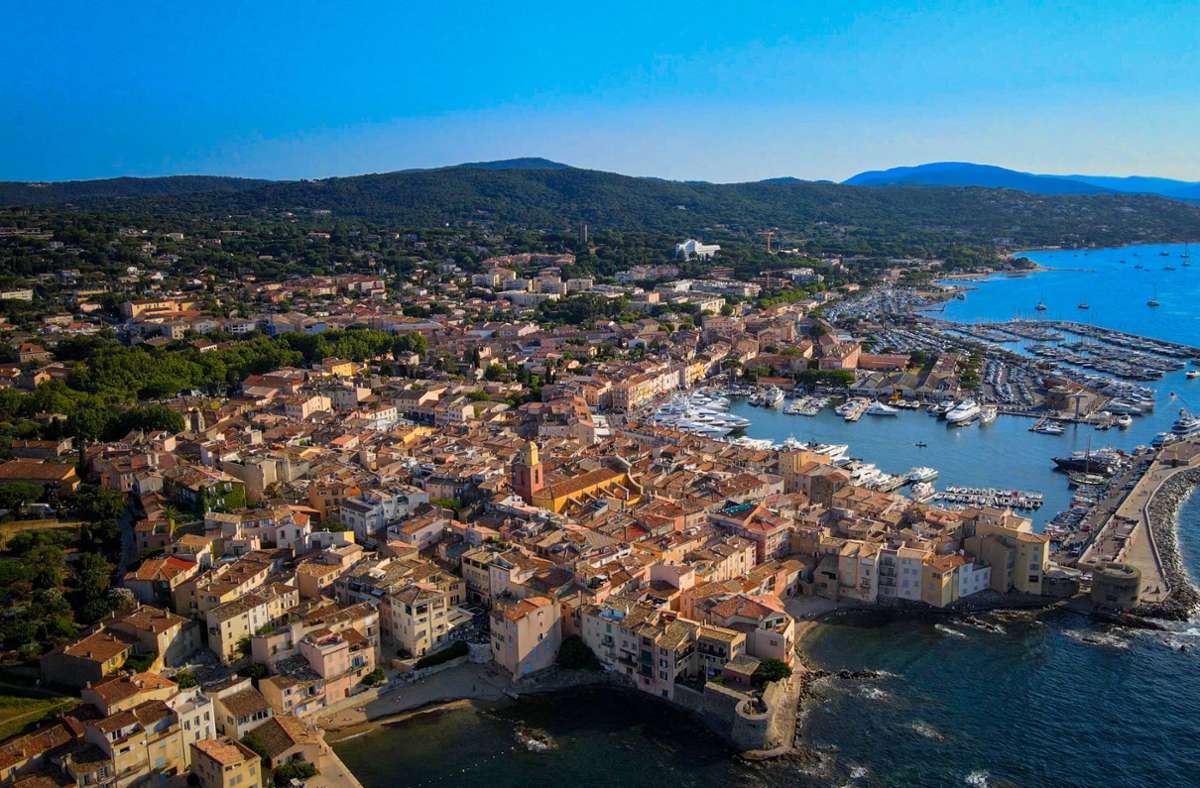 Hier urlauben seit Jahrzehnten die Schönen und Reichen: Saint-Tropez an der französischen Côte d’Azur.
