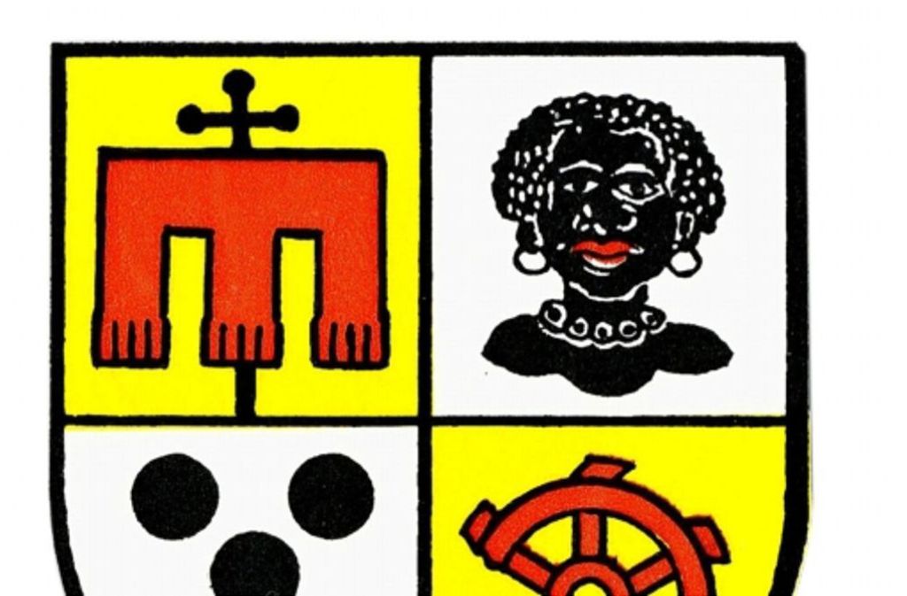 So sieht das Wappen des Stuttgarter Stadtbezirks Möhringen aus – mehrere Tausend Unterzeichner einer Online-Petition stören sich daran. Foto: Ulrich Gohl