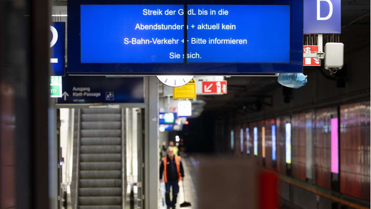 Streik der Lokführer-Gewerkschaft GDL: Das kommt auf Reisende in der Region Stuttgart zu