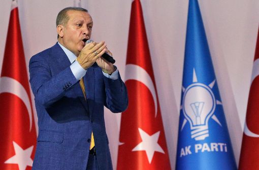 Erdogan wieder zum Vorsitzenden der Regierungspartei AKP gewählt worden. Foto: AP