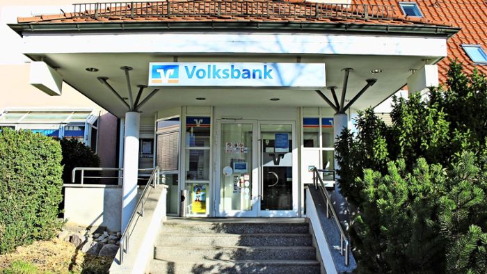 Die Volksbank-Filiale im Ort schließt