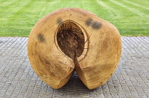 Hermann Bigelmayr hat ein riesiges Weizenkorn erschaffen. Foto: privat/Anton Brandl
