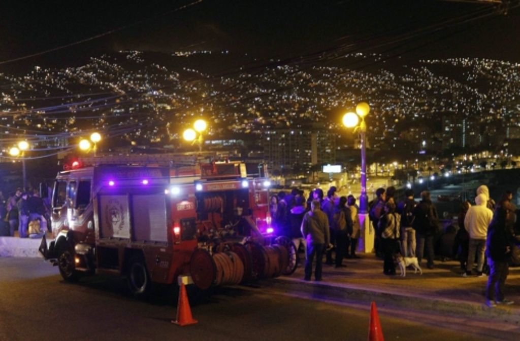 In Chile hat sich am Mittwochabend ein starkes Erdbeben ereignet.