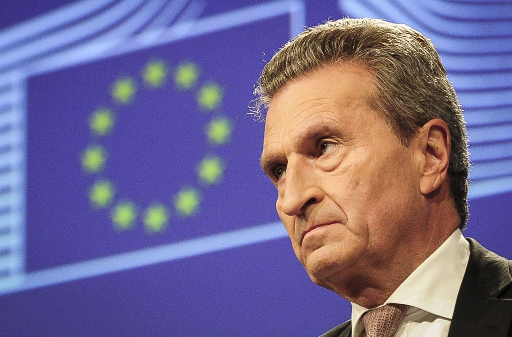 Günther Oettinger sieht seine berufliche Zukunft in der Wirtschaft. Foto: ZUMA Wire