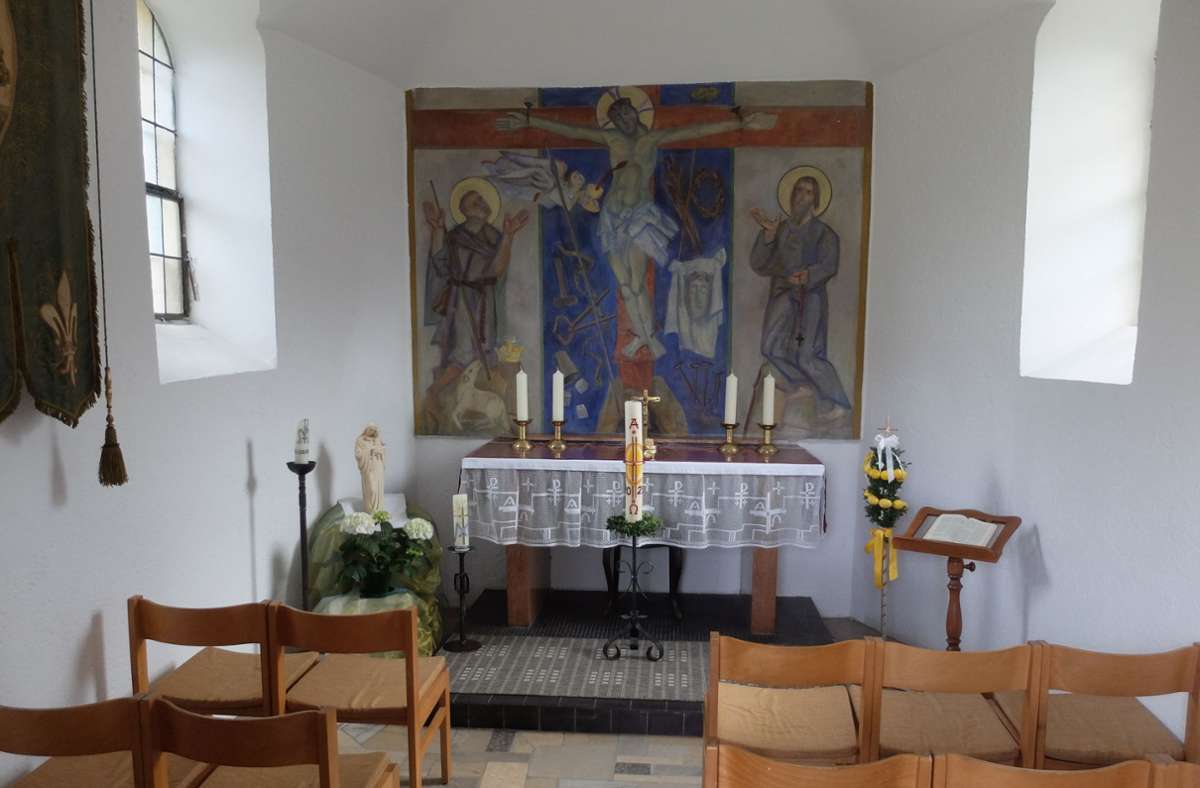 Ein Blick ins Innere der Wendelinus-Kapelle.