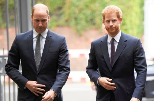 Prinz Harry und Prinz William haben scharfe Kritik am Bericht einer britischen Zeitung über das Verhältnis der Brüder zueinander geübt. Foto: dpa/Toby Melville