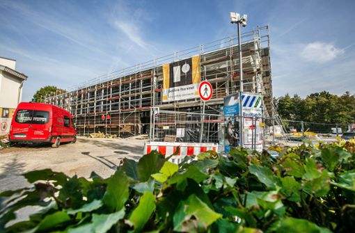 Der Ersatzbau für die Sporthalle 1 in Nellingen ist das derzeit teuerste Bauprojekt in Ostfildern. Foto: Ines Rudel/Ines Rudel