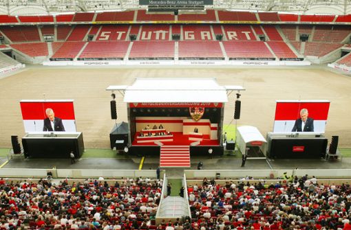 Die Mitgliederversammlung des VfB Stuttgart soll wieder in der Mercedes-Benz-Arena stattfinden. Dafür wurde ein Hygienekonzept erarbeitet. Foto: Baumann