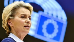 Die Virusvarianten sind ihre große Sorge: EU-Kommissionspräsidentin Ursula von der Leyen. Foto: AFP/JOHN THYS