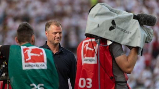 VfB-Sportdirektor Fabian Wohlgemuth ist in der Öffentlichkeit mittlerweile ein gefragter Mann. Foto: imago/Wolfgang Frank