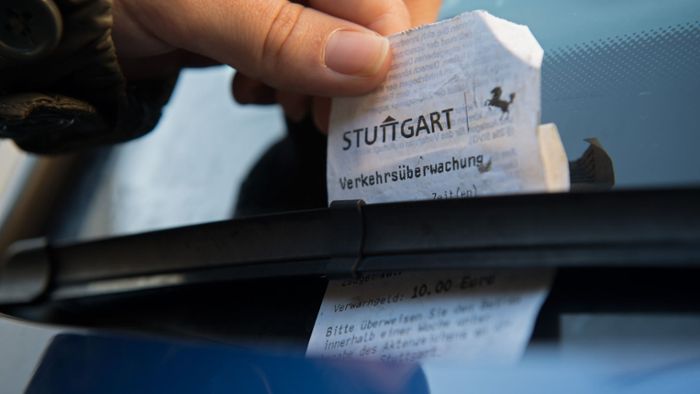 Deutlich weniger Strafzettel in Stuttgart – doch die Sache hat einen Haken