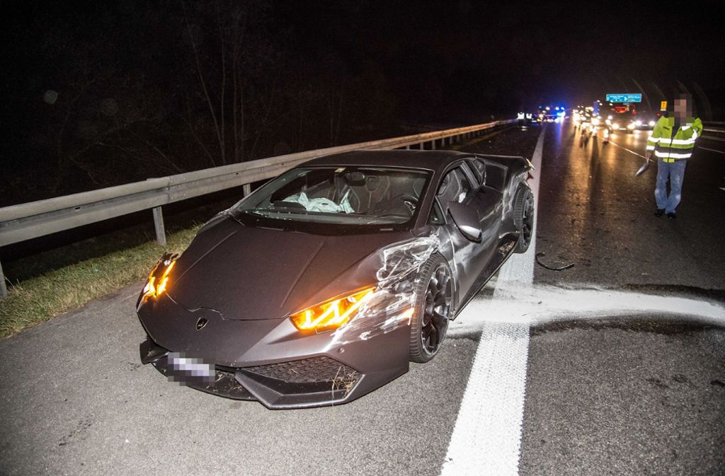 Lamborghini Unfall