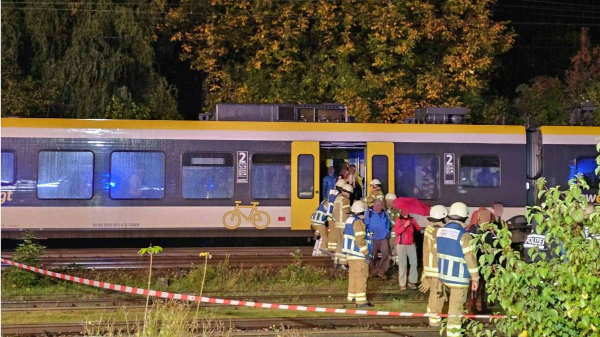 Zwischen Neckarsulm und Heilbronn: Oberleitung auf Bahnstrecke gerissen –  170 Menschen evakuiert