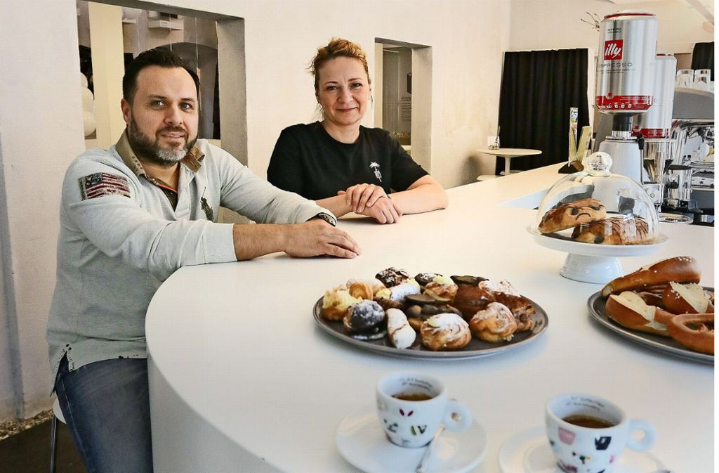 Klaudia und Wasili Poptsis führen seit Anfang März das Café im MIK. Weitere Cafés in Ludwigsburg finden Sie in unserer Bildergalerie.